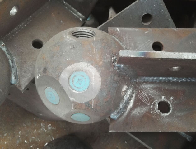 阿尔山螺栓球球塞，网架配件