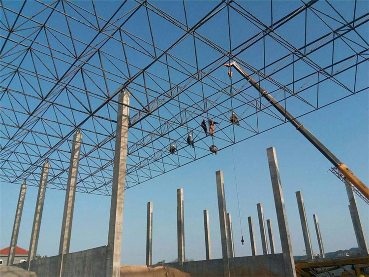 阿尔山加气站钢结构网架案例10